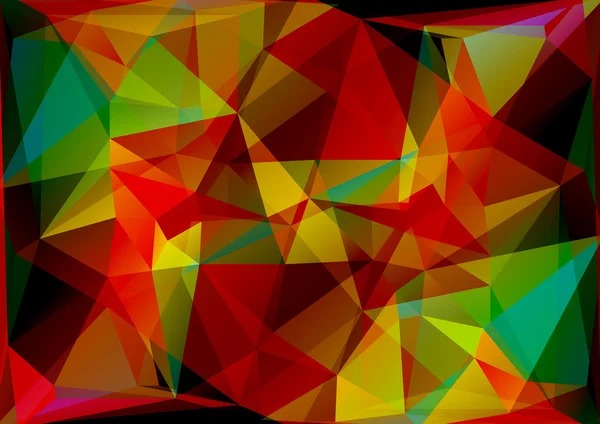 Яркий многоугольный фон — стоковый вектор