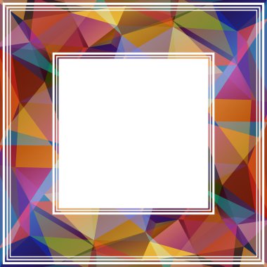 çok renkli parlak kenarlık