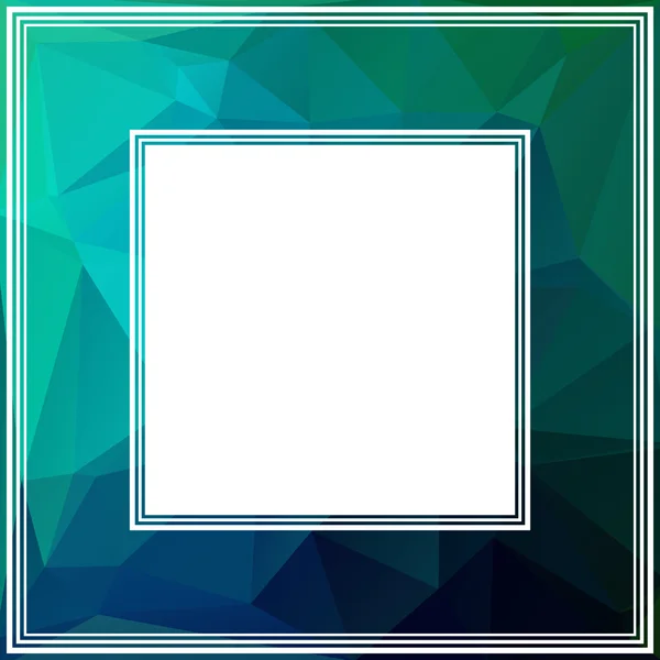 Bordure bleue verte — Image vectorielle