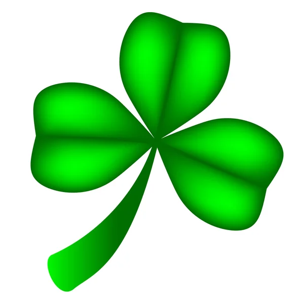 Trèfle symbole de la Saint-Patrick — Image vectorielle