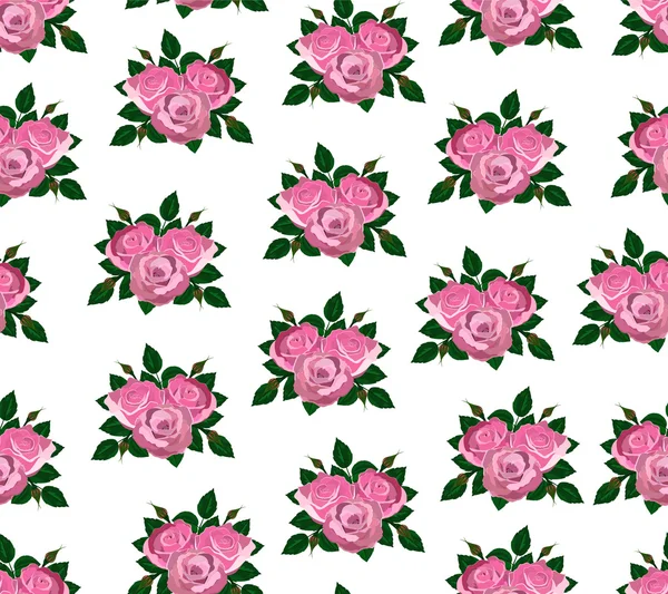 Fondos de pantalla sin costuras rosas rosadas — Vector de stock