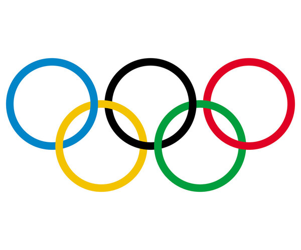 Olympic rings vector