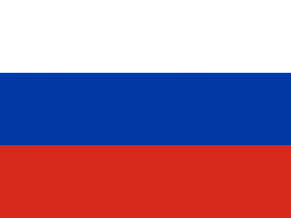 Officiële vlag van de Russische Federatie-achtergrond — Stockvector