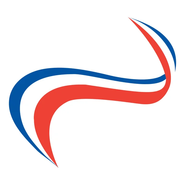 フランス国旗のスタイル — ストックベクタ