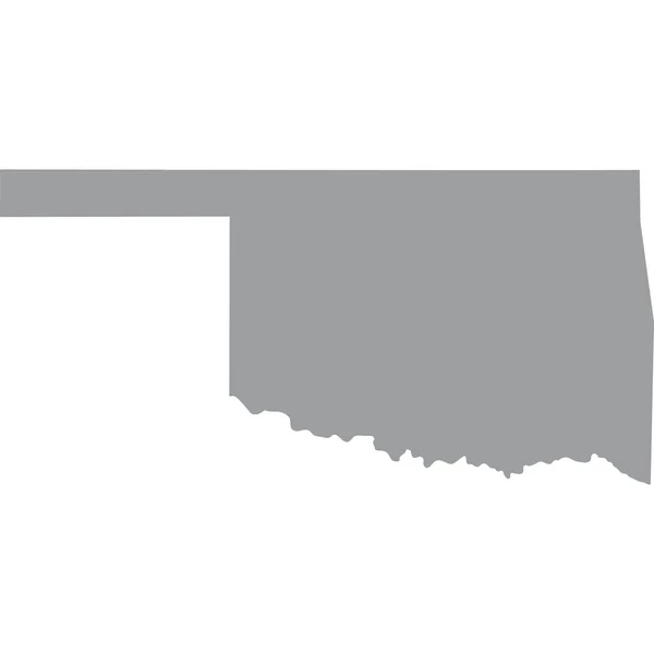 État américain de l'Oklahoma — Image vectorielle