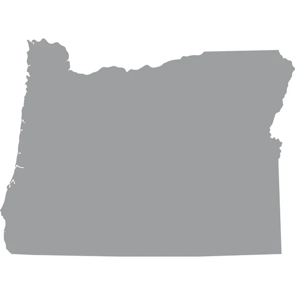 Amerického státu Oregon — Stockový vektor