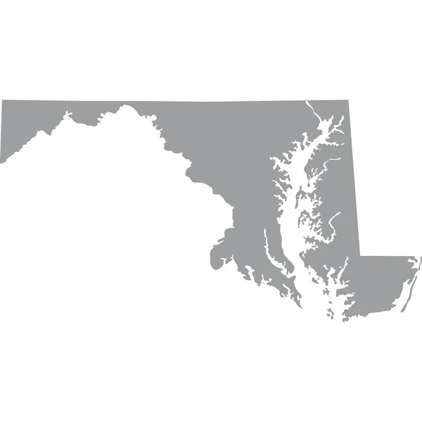 État américain du Maryland — Image vectorielle