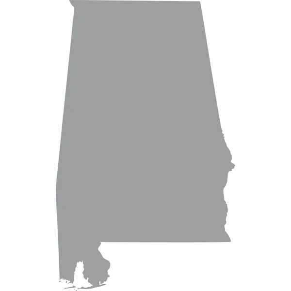 US-Bundesstaat Alabama — Stockvektor