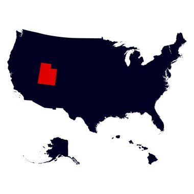 Utah State, Amerika Birleşik Devletleri harita