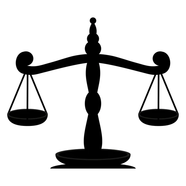 Bilance di giustizia — Vettoriale Stock