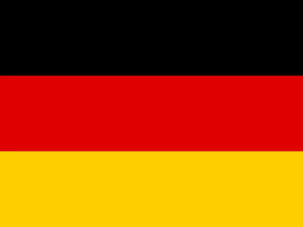 Official national flag of Germany background — Stock Vector