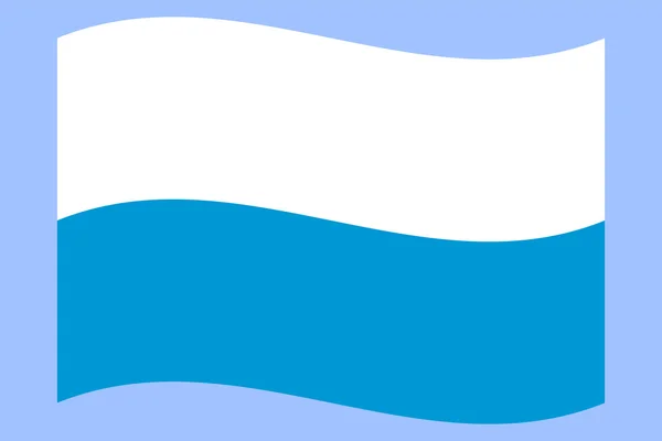 バイエルンの公式の国旗 — ストックベクタ
