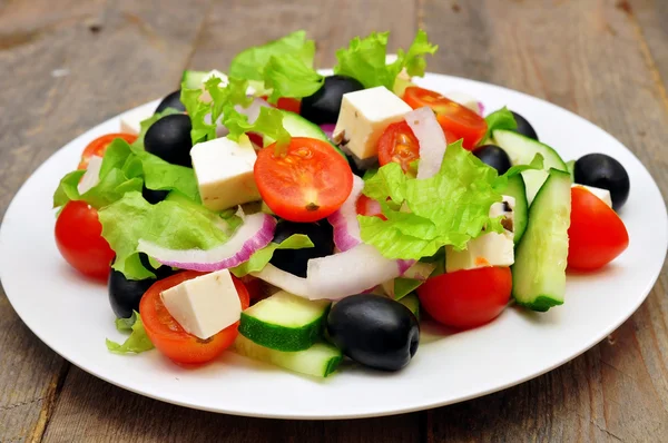 Greek salad — Stock Photo, Image