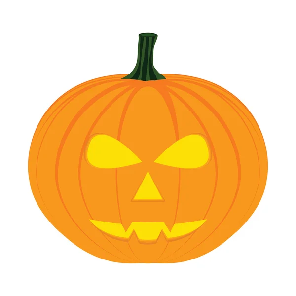 Citrouille d'Halloween — Image vectorielle