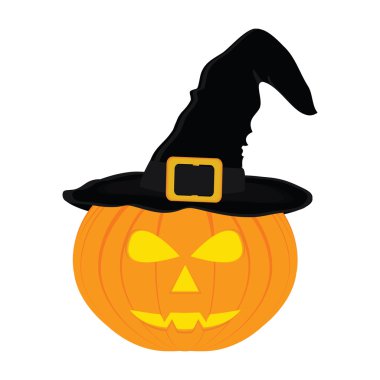 Cadılar Bayramı Balkabağı kötü cadı şapka