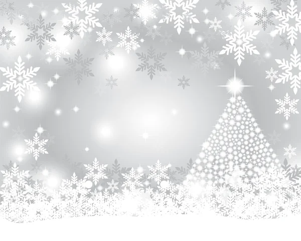 Argent fond de Noël — Image vectorielle