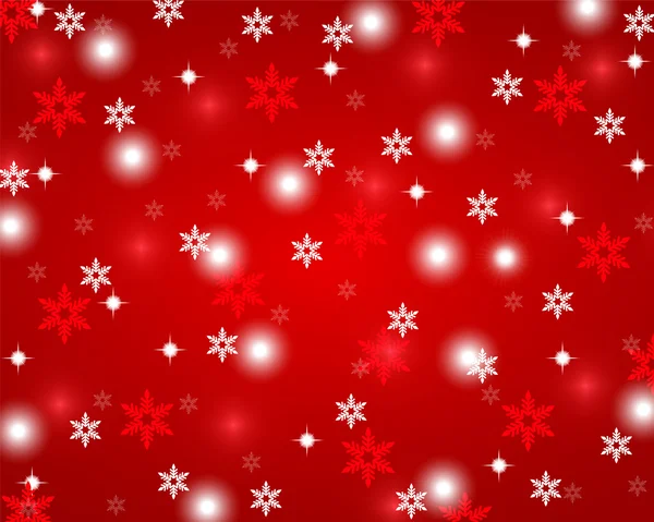 Christmas red shiny abstract background — Stock Vector