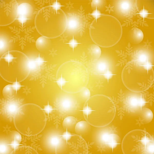 Navidad oro brillante fondo abstracto — Vector de stock