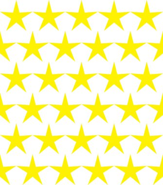 Sarı yıldız seamless modeli