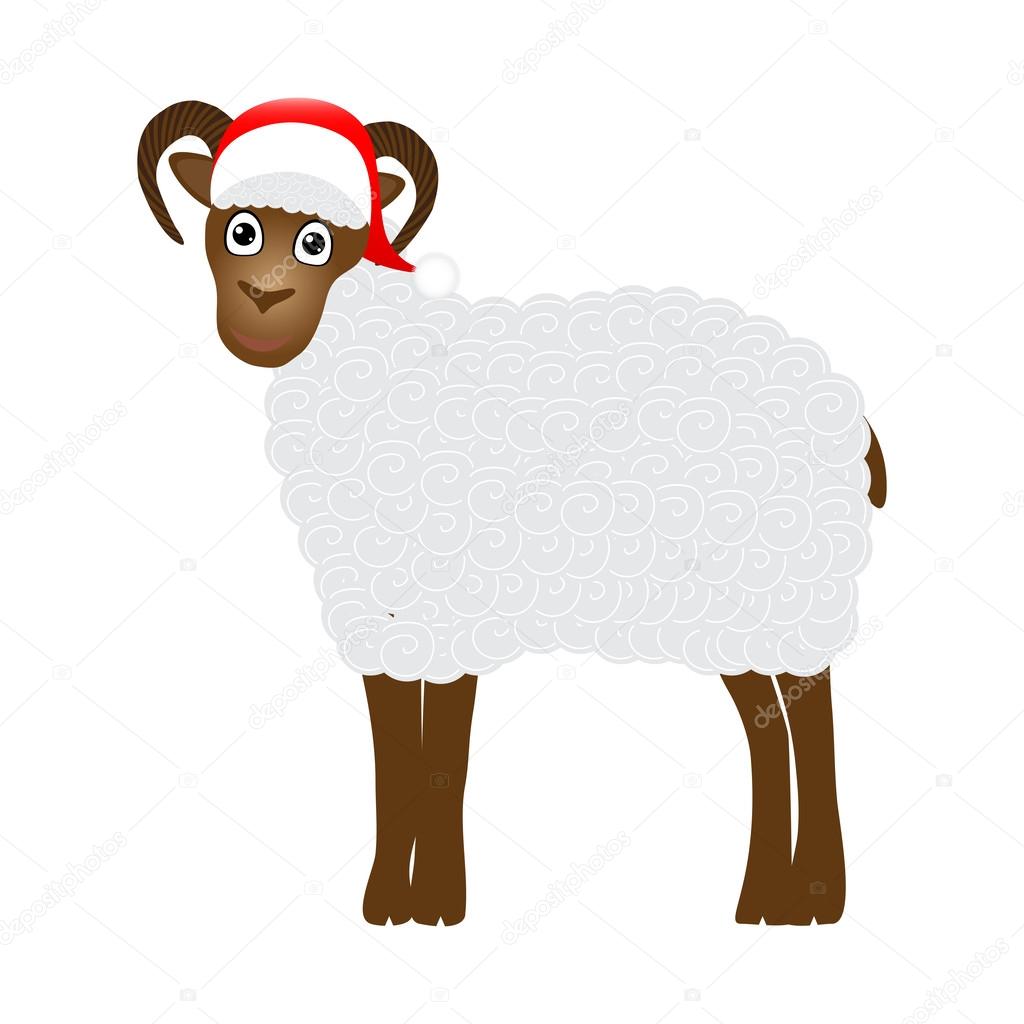 クリスマスの羊 ストックベクター C Pavlentii クリスマスの羊 ストックベクター C Pavlentii