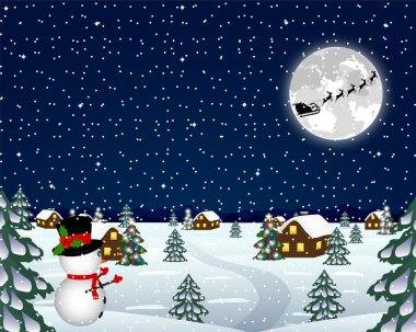 Yılbaşı gecesini manzara