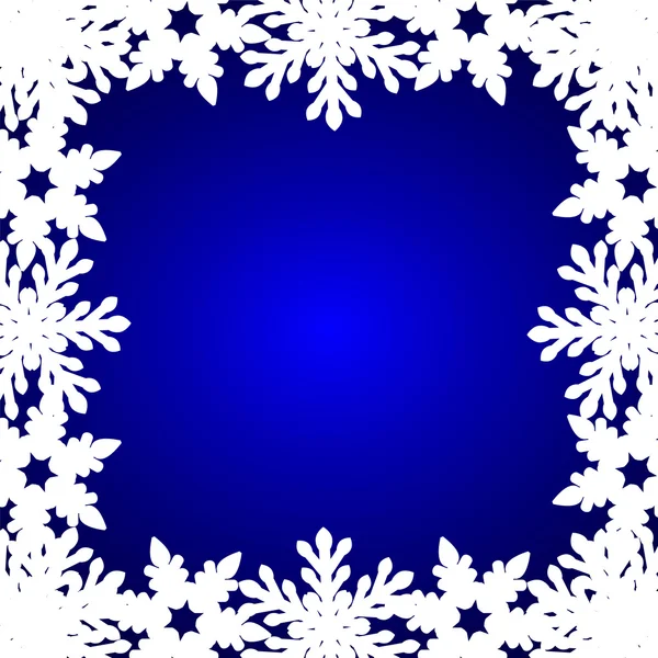 Kerstmis blauwe achtergrond — Stockvector