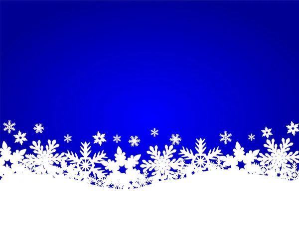 Kerstmis blauwe achtergrond — Stockvector