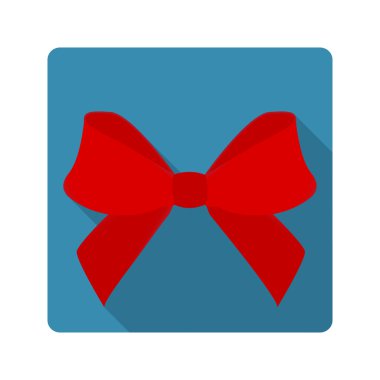 Düz simgesi kırmızı yay