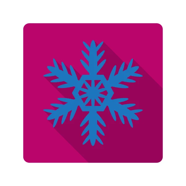 Element for flat design snowflake — Stock Vector