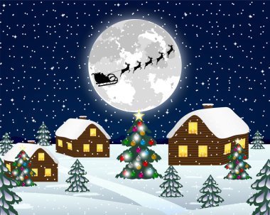 Yılbaşı gecesini manzara 