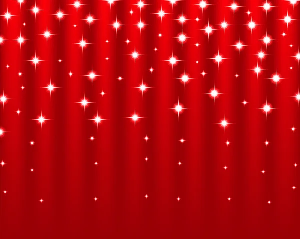 Christmas red shiny background — Stock Vector