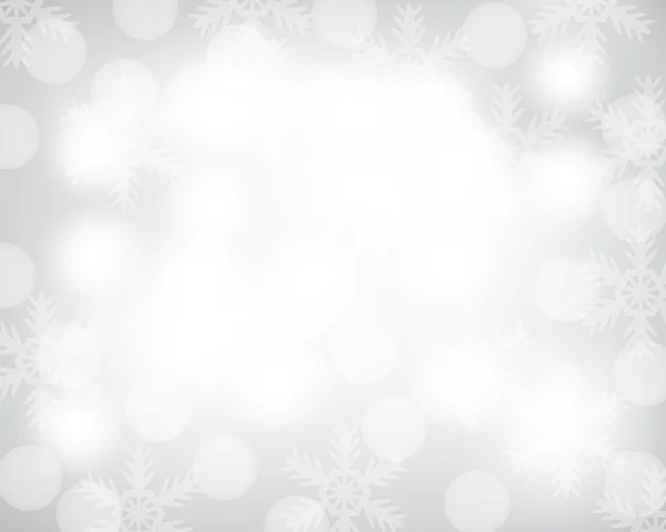 Sfondo di Natale con fiocchi di neve — Vettoriale Stock