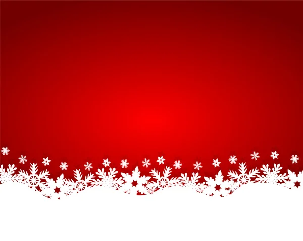 Christmas red background — Stock Vector