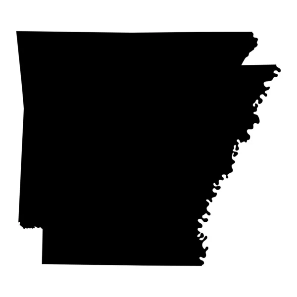 Мапа США Арканзасу — стоковий вектор