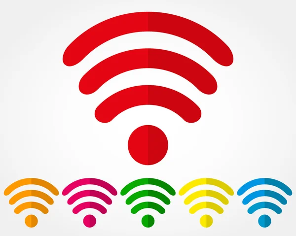 Ícones Wi-Fi —  Vetores de Stock