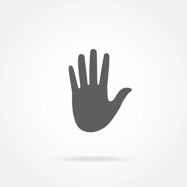 Pictogram van een hand — Stockvector
