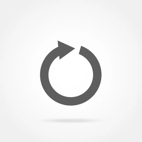 Arrow in a circle icon — Stock Vector
