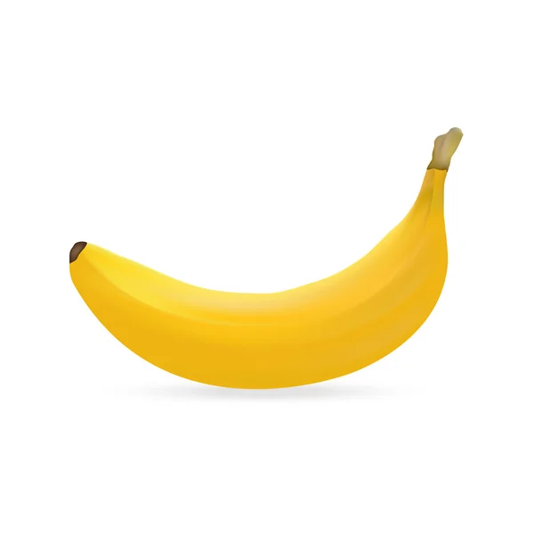 Banane pe fundal alb — Vector de stoc