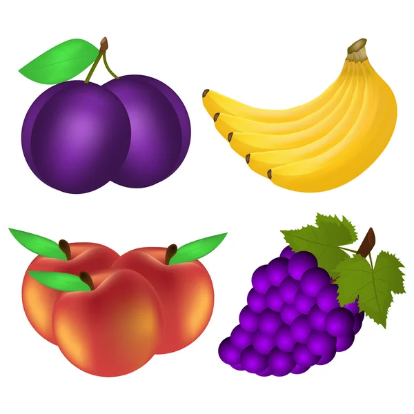 水果的集合 — 图库矢量图片