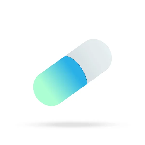 Tabletta kapszula — Stock Vector