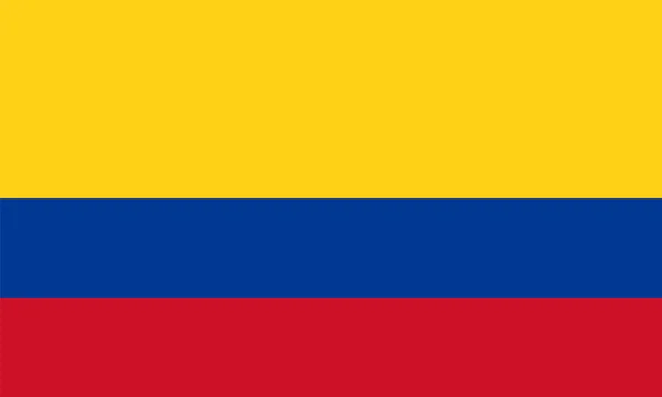 Drapeau Colombie — Image vectorielle