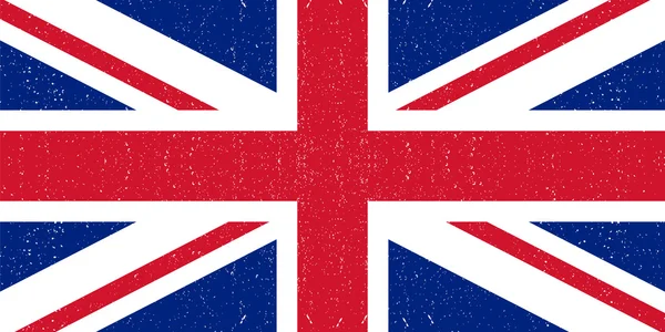 Flagge Großbritanniens — Stockvektor