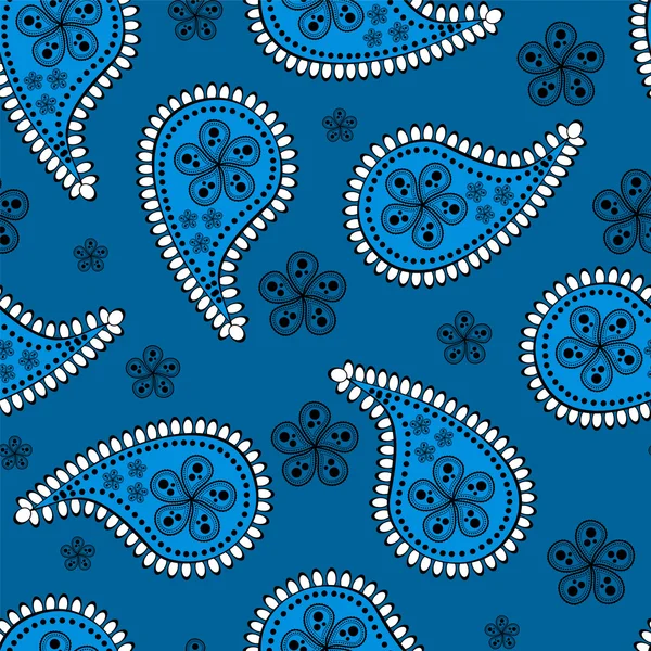 Fond d'écran paisley sans couture style asiatique — Image vectorielle