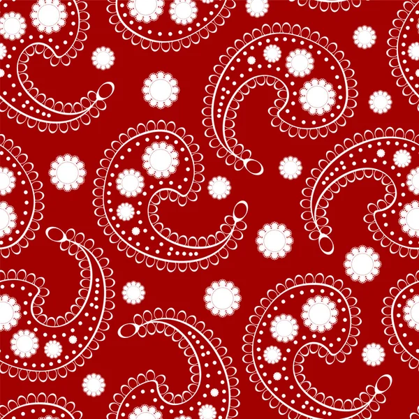 Fond d'écran paisley sans couture style asiatique — Image vectorielle