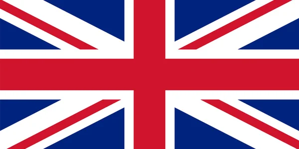 大不列颠及北爱尔兰联合王国国旗 — 图库矢量图片