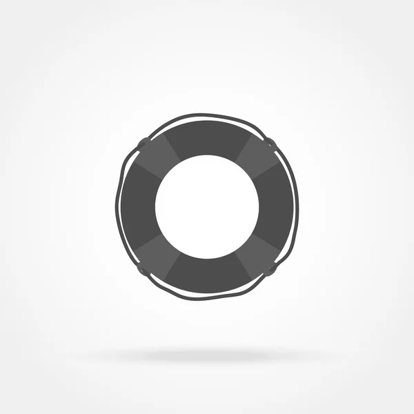 Ikona záchranný kruh — Stockový vektor