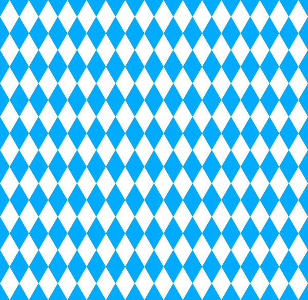 Naadloze achtergrond. Beierse Oktoberfest vlag symbool — Stockvector