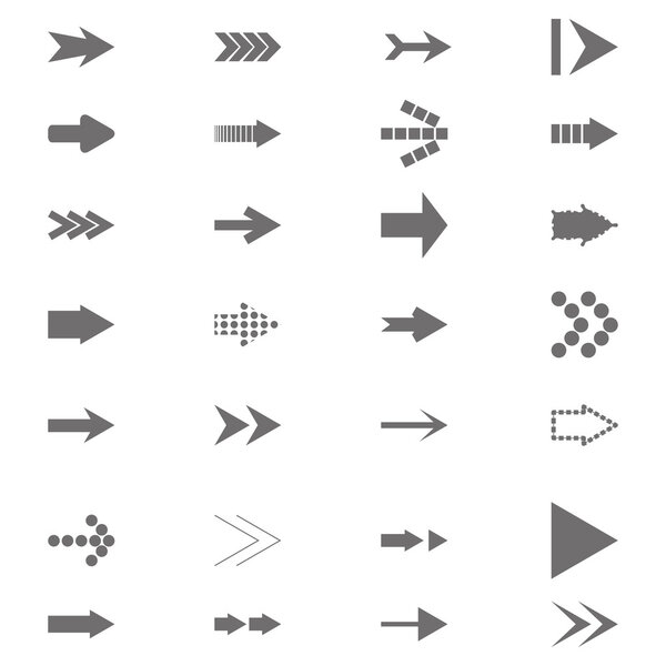 Set icons Arrows
