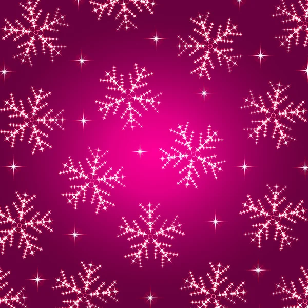 Weihnachten Hintergrund mit Schneeflocken — Stockvektor