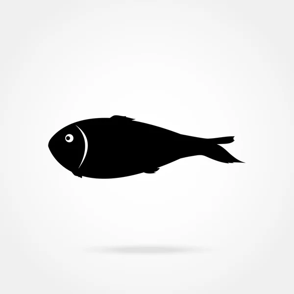 Ícone vetor de peixe — Vetor de Stock